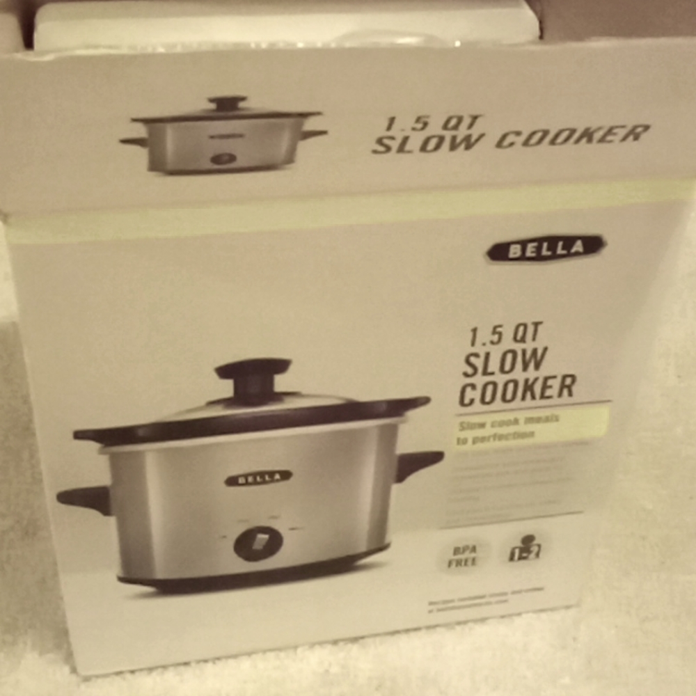 1.5qt slow cooker Bella